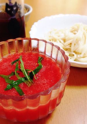 普通の麺つゆに飽きたら！トマトめんつゆ-レシピのメイン写真