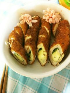 ささみ大葉とチーズ巻き揚げ5歳児も大好物-レシピのメイン写真