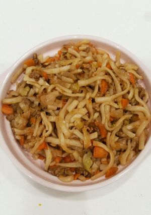 一歳焼きうどんランチ♪-レシピのメイン写真