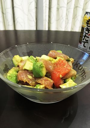 お刺身とアボカドのわさび醤油和え-レシピのメイン写真