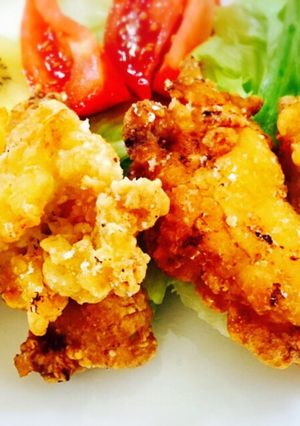 分量適当!簡単!鶏胸肉のサクサク唐揚げ!-レシピのメイン写真