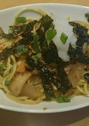 鮭とおろしの和風パスタ-レシピのメイン写真