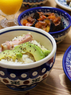アボカドとベーコンの炊き込みご飯-レシピのメイン写真