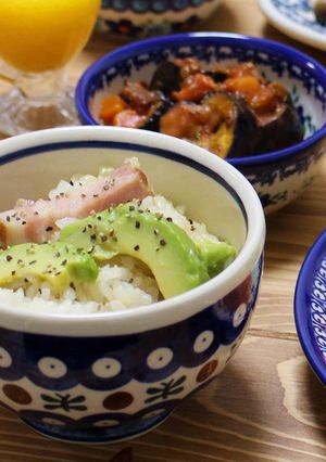 アボカドとベーコンの炊き込みご飯-レシピのメイン写真