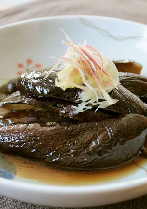 レンジで簡単＆おいしいっ！なすのごま油煮-レシピのメイン写真