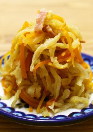 切干大根とベーコンの煮物-レシピのメイン写真