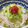 翡翠茄子の梅そうめん