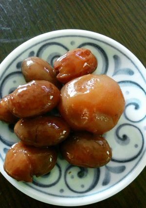 金時豆と梅の甘煮-レシピのメイン写真