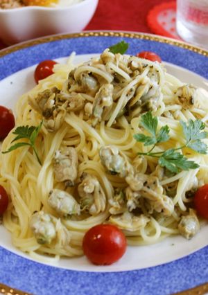 あさりとミニトマトの冷製パスタ-レシピのメイン写真