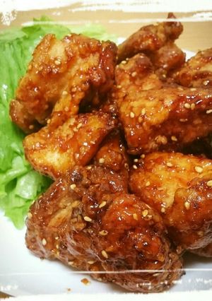 夏のスタミナ☆鶏唐揚げのピリ辛甘酢味-レシピのメイン写真