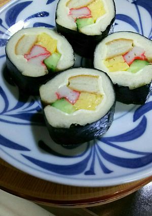 食パンで太巻き寿司ロール!?-レシピのメイン写真