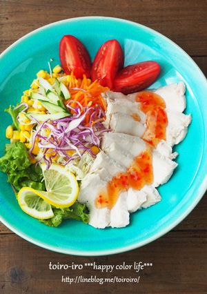レンジで★むね肉のしっとりサラダチキン-レシピのメイン写真