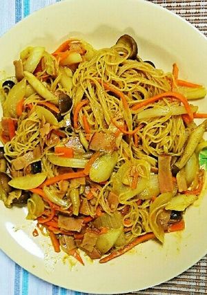 カレー焼きビーフン-レシピのメイン写真
