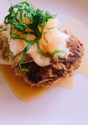 ごぼうとエリンギのハンバーグ-レシピのメイン写真