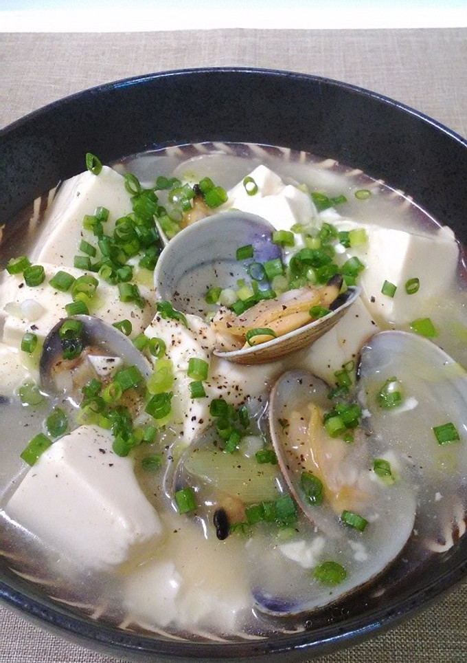 あさりと豆腐の煮込み♪-レシピのメイン写真
