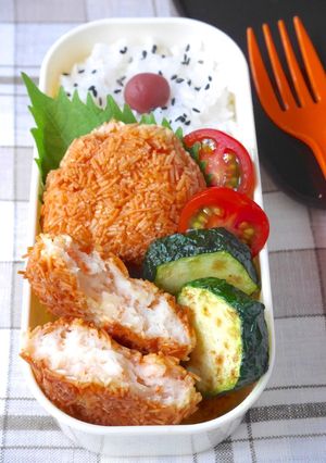 <夏に>素麺衣のエビカツ-レシピのメイン写真