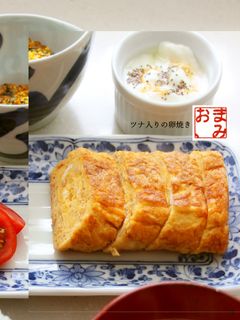 ツナたっぷりの卵焼き❀-レシピのメイン写真