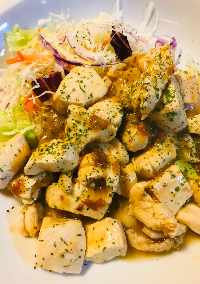 鶏肉と梅肉のさっぱり炒め-レシピのメイン写真