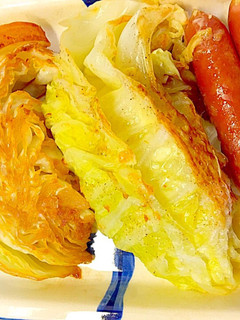 簡単なガーリック醤油焼きキャベツ-レシピのメイン写真