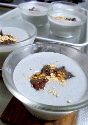 カロリー控えめ♡ゴマ豆腐の冷たいデザート-レシピのメイン写真