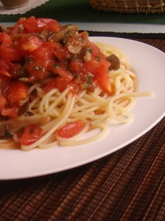 トマトと舞茸の冷製パスタ-レシピのメイン写真