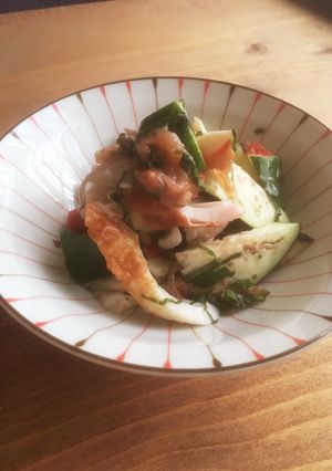 夏の香り！ナスときゅうりの和え物-レシピのメイン写真