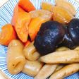 根菜の煮物(一人前約130kcal)