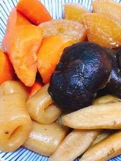 根菜の煮物(一人前約130kcal)-レシピのメイン写真
