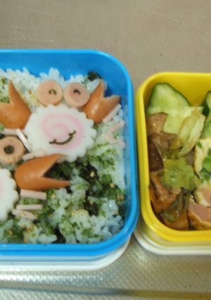 幼稚園のキャラ弁（カニさん）-レシピのメイン写真