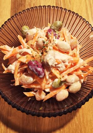 豆と人参のデリ風サラダ-レシピのメイン写真