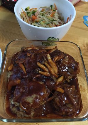 ふわふわハンバーグ-レシピのメイン写真