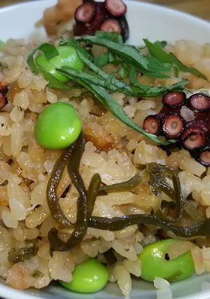 塩昆布で超簡単タコめし-レシピのメイン写真