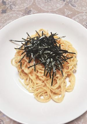 我が家の簡単タラスパ-レシピのメイン写真
