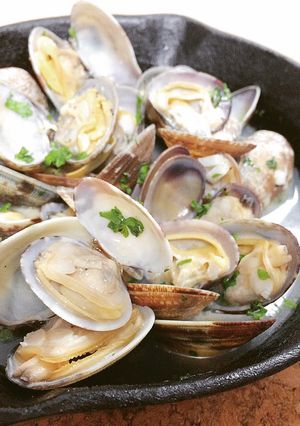 アサリのワイン蒸し-レシピのメイン写真