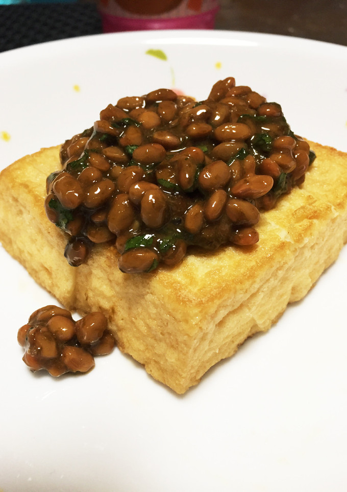 厚揚げの納豆のせ-レシピのメイン写真