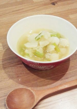 ざくざく♪かぶのスープ-レシピのメイン写真