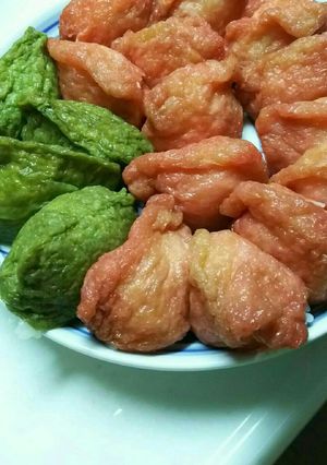 ¸¸♬梅と抹茶のおいなりさん.*•¸¸♬-レシピのメイン写真