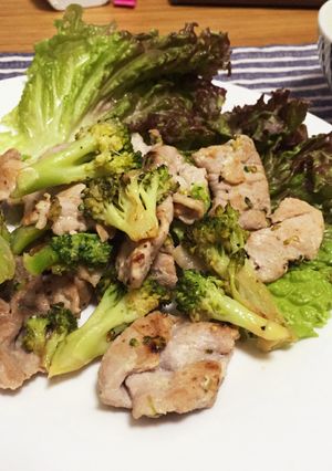 豚肉とブロッコリーのレモンソテー-レシピのメイン写真