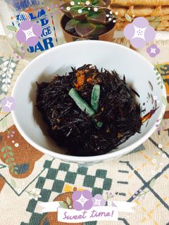 ひじきの梅煮-レシピのメイン写真