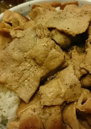 男の料理～！豚肉丼～！-レシピのメイン写真