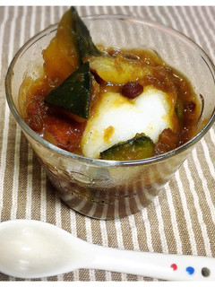 さつまいもとかぼちゃのぜんざい-レシピのメイン写真