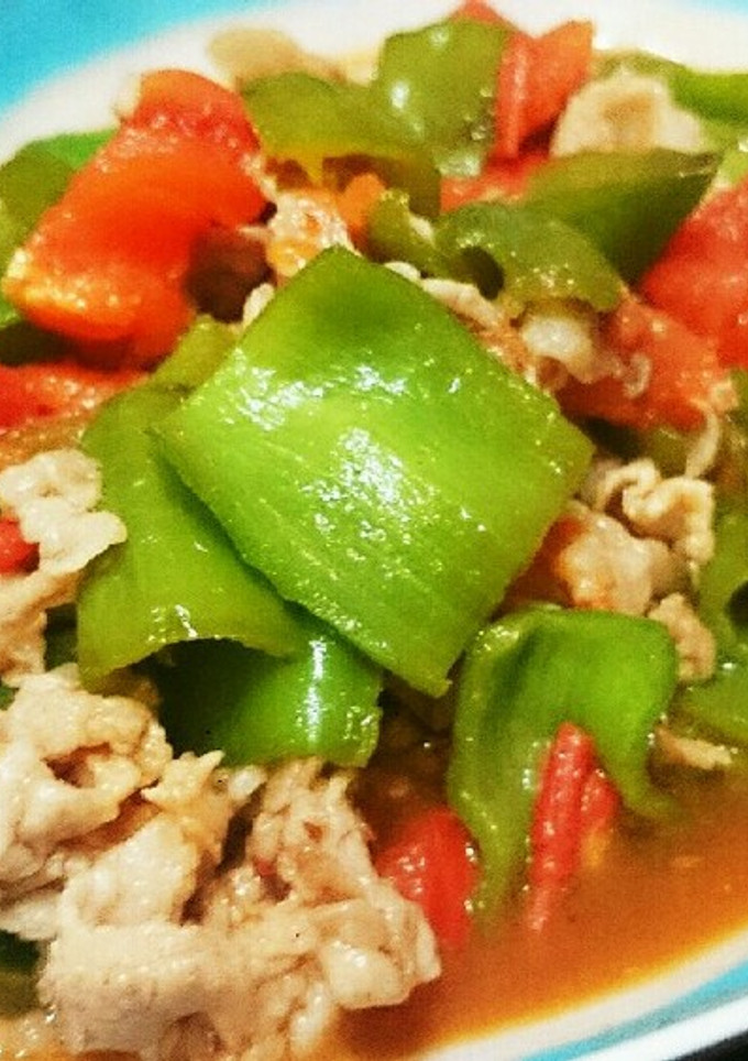 ★トマトと福耳唐辛子の野菜炒め★-レシピのメイン写真