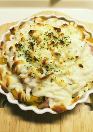 かぼちゃベーコンチーズ焼き-レシピのメイン写真