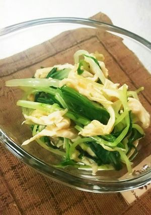 水菜とささみ☆ゆず胡椒でさっぱり和え-レシピのメイン写真