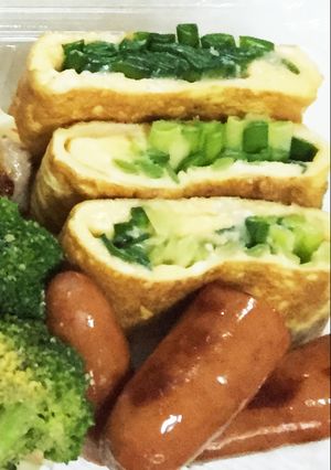 ニラ入り卵焼き-レシピのメイン写真