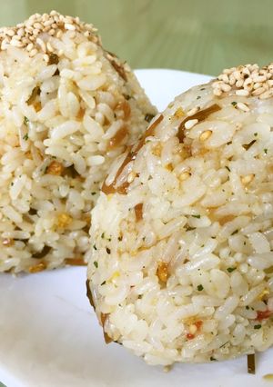 ☆ココイチカレー 生姜昆布 おにぎり-レシピのメイン写真