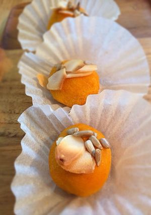 白味噌風味のかぼちゃ団子♪-レシピのメイン写真