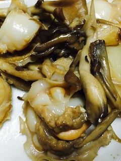 ベビーホタテとまいたけのバター醤油炒め-レシピのメイン写真