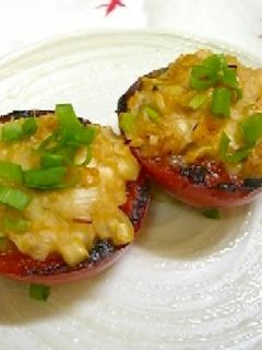 トマトのネギ味噌田楽-レシピのメイン写真