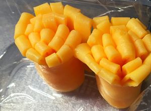 卵1個で４つ♡ お弁当に 薄焼き卵のお花-レシピのメイン写真